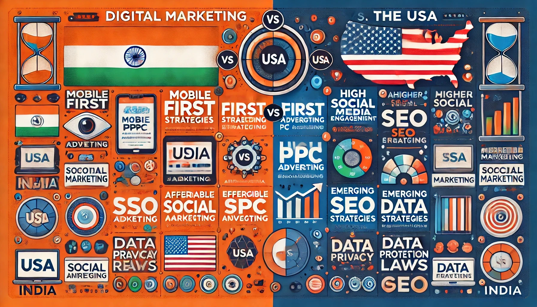 India vs. USA Digital Marketing